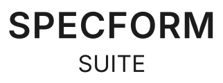 Specform Suite